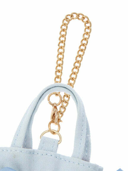 Cinnamoroll x Maison de FLEUR Y2K Ribbon Tote Bag - Gingham Inner, Retro 90s Grunge Fashion