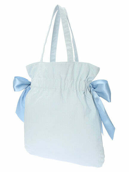 Cinnamoroll x Maison de FLEUR Y2K Ribbon Tote Bag - Gingham Inner, Retro 90s Grunge Fashion