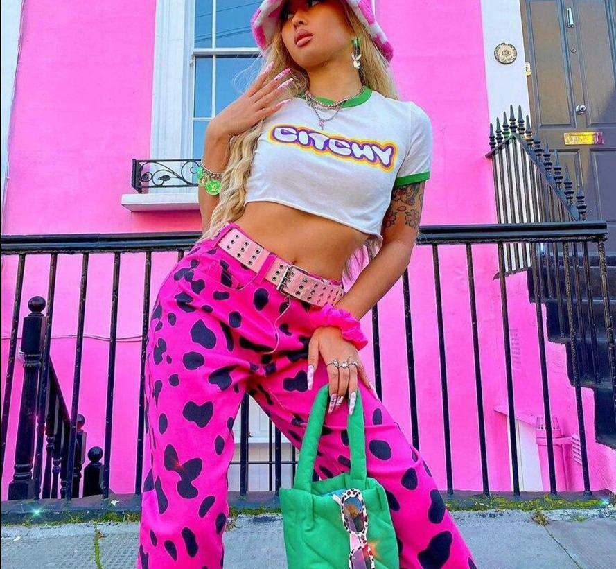 Citchy' Y2K Crop Top - 90s Grunge, Retro Summer, Pastel Goth, Y2K Party & Club Out