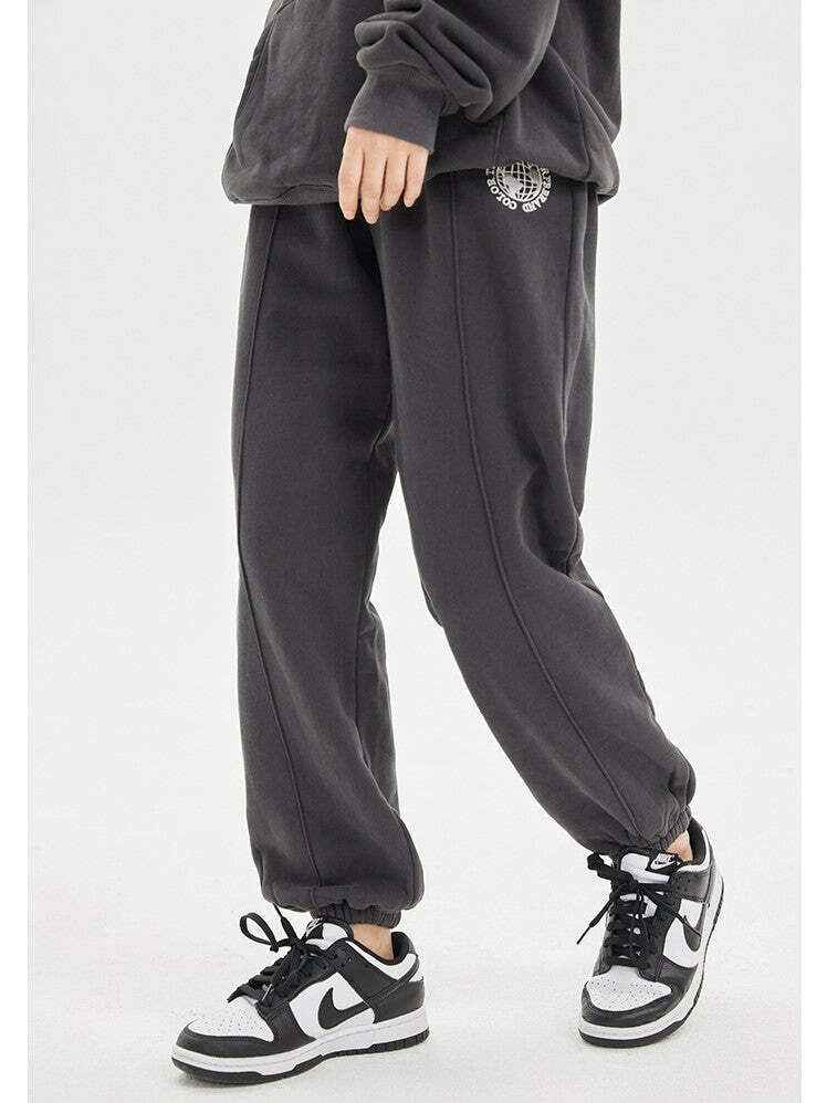 Color the Earth Y2K Grunge Sweatpants - Retro 90s Fashion, Summer Outfits, and Pastel Goth Style