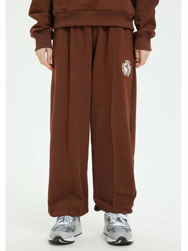 Color the Earth Y2K Grunge Sweatpants - Retro 90s Fashion, Summer Outfits, and Pastel Goth Style