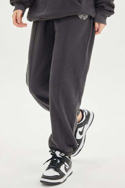 Color the Earth Y2K Grunge Sweatpants - Retro 90s Fashion, Summer Outfits, and Pastel Goth Style