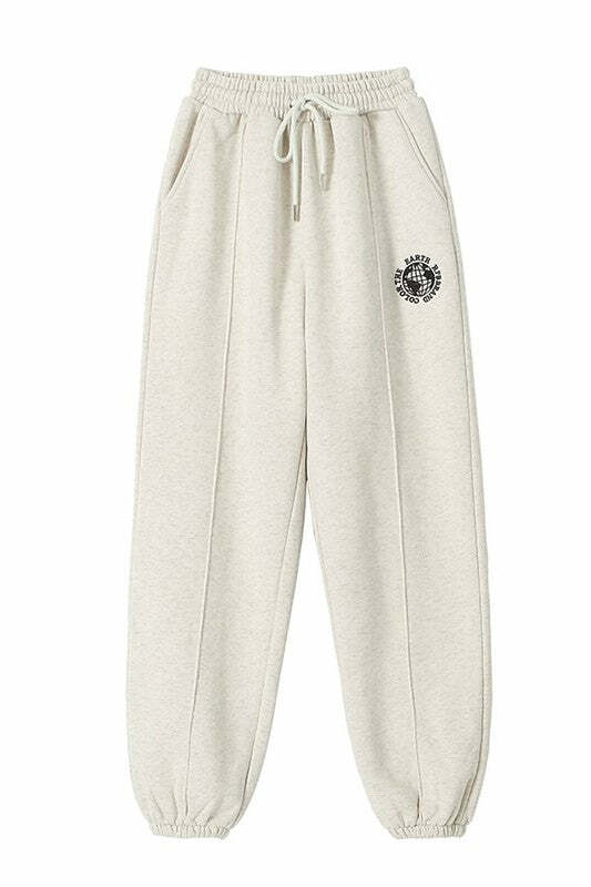 Color the Earth Y2K Grunge Sweatpants - Retro 90s Fashion, Summer Outfits, and Pastel Goth Style