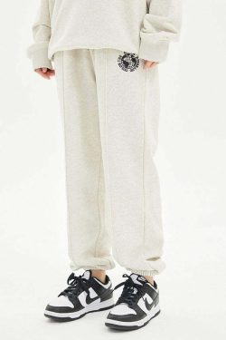 Color the Earth Y2K Grunge Sweatpants - Retro 90s Fashion, Summer Outfits, and Pastel Goth Style