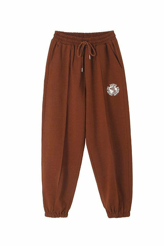 Color the Earth Y2K Grunge Sweatpants - Retro 90s Fashion, Summer Outfits, and Pastel Goth Style
