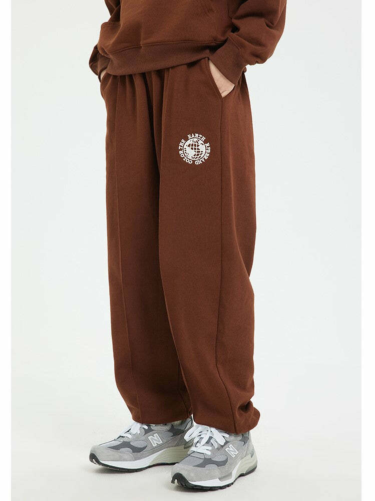 Color the Earth Y2K Grunge Sweatpants - Retro 90s Fashion, Summer Outfits, and Pastel Goth Style