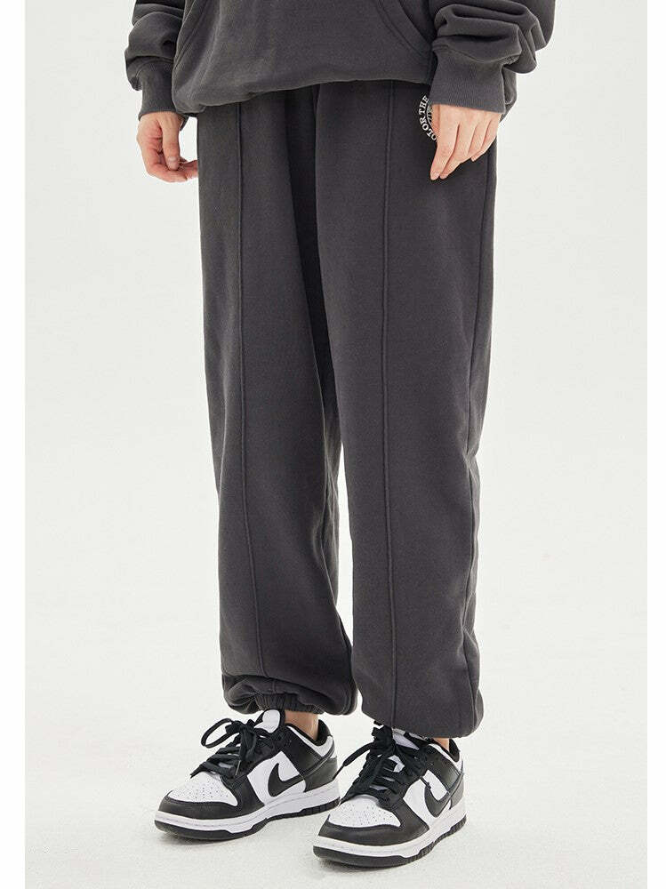 Color the Earth Y2K Grunge Sweatpants - Retro 90s Fashion, Summer Outfits, and Pastel Goth Style