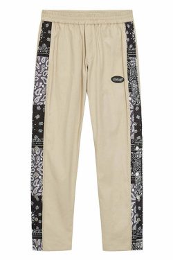 CONKLAB Bandana Split Pants - Y2K Summer Grunge, 90s Retro, Gothic Y2K, Y2K Club Out