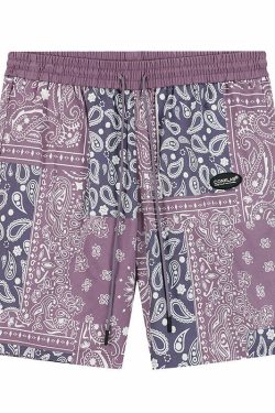CONKLAB Y2K Bandana Shorts - 90s Grunge Summer Outfit, Retro Hip Hop Fashion, Y2K Club Style
