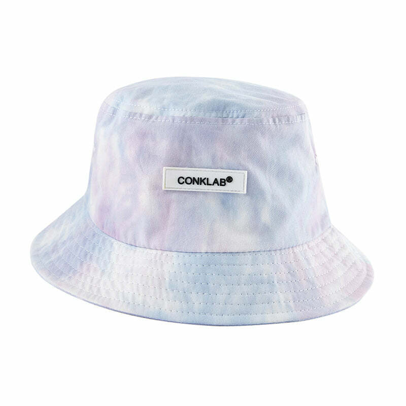 CONKLAB Y2K Grunge Bucket Hat - 90s Retro Summer Fashion, Pastel Goth, Hip Hop Style