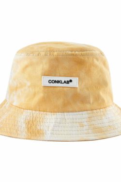 CONKLAB Y2K Grunge Bucket Hat - 90s Retro Summer Fashion, Pastel Goth, Y2K Club & Party Outfits