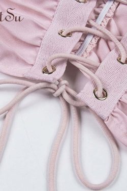 Coquette Doll Pink Cami Top - Y2K Summer, 90s Fashion, Grunge, Retro, Pastel Goth, Y2K