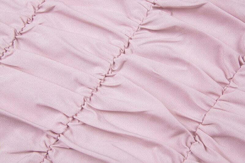 Coquette Doll Pink Cami Top - Y2K Summer, 90s Fashion, Grunge, Retro, Pastel Goth, Y2K