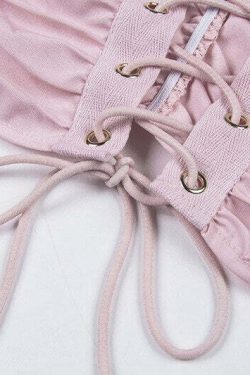Coquette Doll Pink Cami Top - Y2K Summer, 90s Fashion, Grunge, Retro, Pastel Goth, Y2K