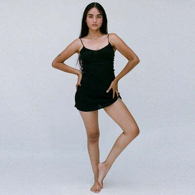 Corina Lace Mini Dress - Y2K Summer Outfit, 90s Fashion, Grunge, Retro Style, Y2K Party Look