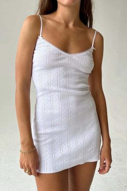 Corina Lace Mini Dress - Y2K Summer Outfit, 90s Fashion, Grunge, Retro Style, Y2K Party Look