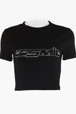 Cosmic Crop Top - Y2K Summer Grunge, 90s Retro, Pastel Goth, Y2K Party & Club Outfits