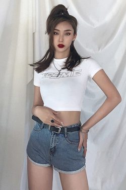 Cosmic Crop Top - Y2K Summer Grunge, 90s Retro, Pastel Goth, Y2K Party & Club Outfits