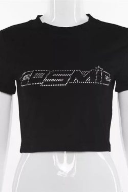 Cosmic Star Crop Top ? Y2K Summer Grunge, 90s Fashion, Retro Style, Y2K Party & Club Outfits