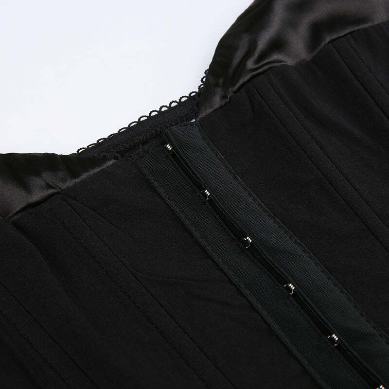 Cozette Corset Top - Y2K Summer Grunge, 90s Retro, Gothic Pastel Goth, Y2K Party & Club