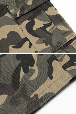 CTB Classic Utility Camo Pants - Y2K Grunge, 90s Fashion, Retro Style, Summer Y2K Outfits
