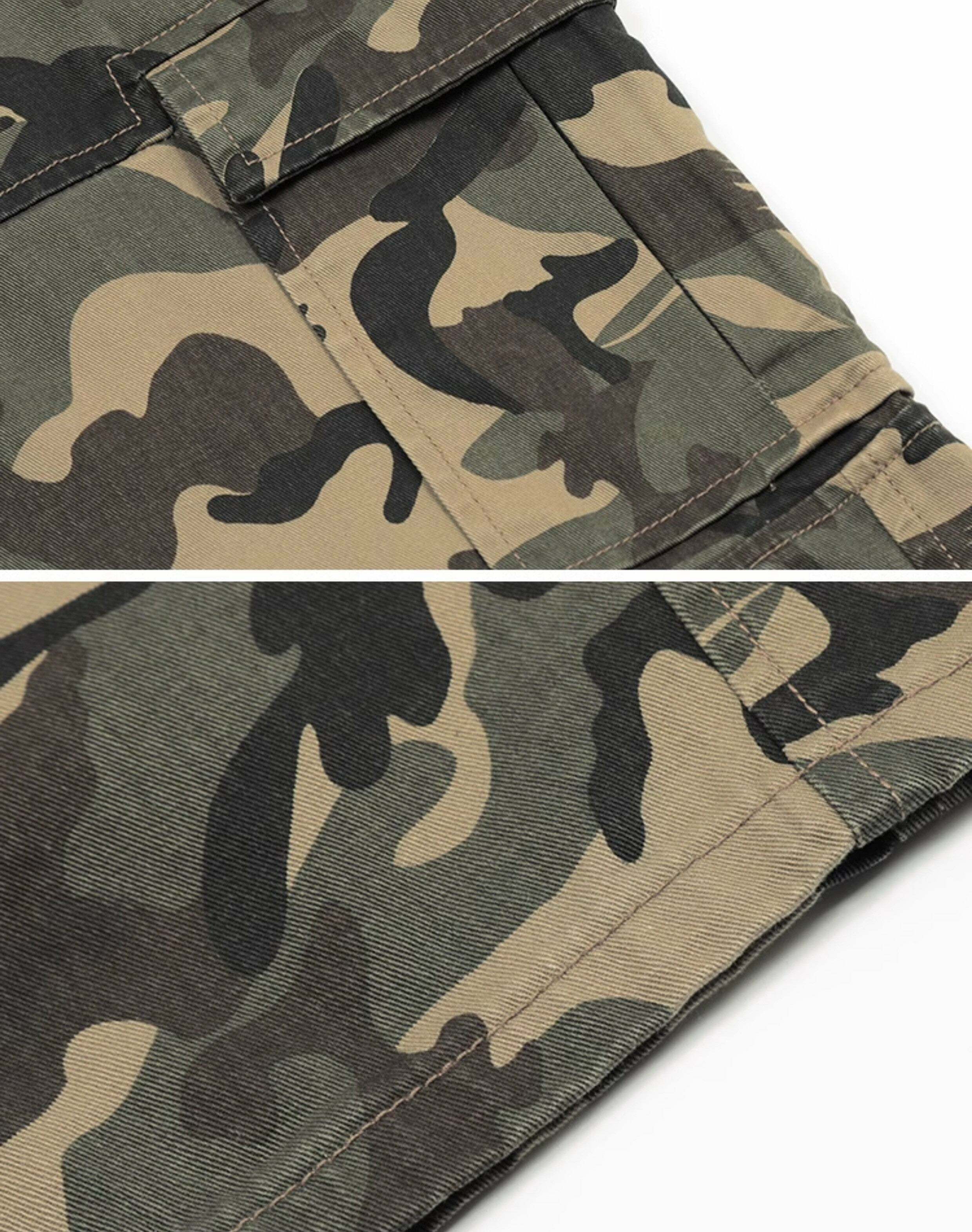 CTB Classic Utility Camo Pants - Y2K Grunge, 90s Fashion, Retro Style, Summer Y2K Outfits