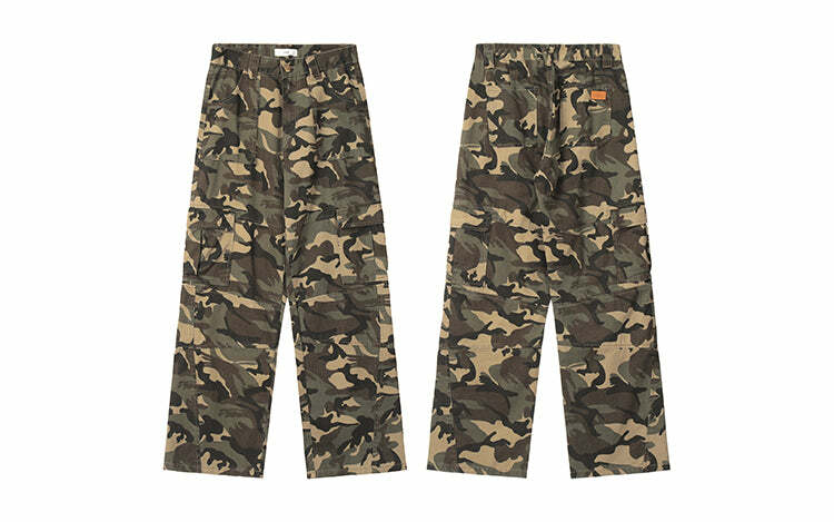 CTB Classic Utility Camo Pants - Y2K Grunge, 90s Fashion, Retro Style, Summer Y2K Outfits