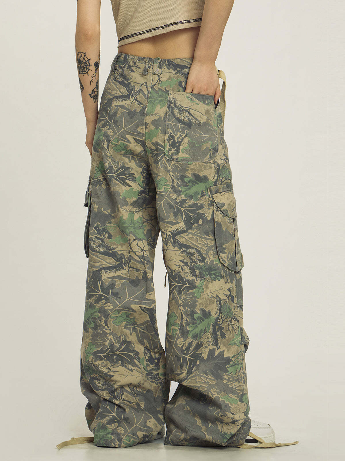 CTB Multi Color Fern Pants - Y2K Summer Grunge 90s Retro Fashion, Y2K Club & Party Outfits