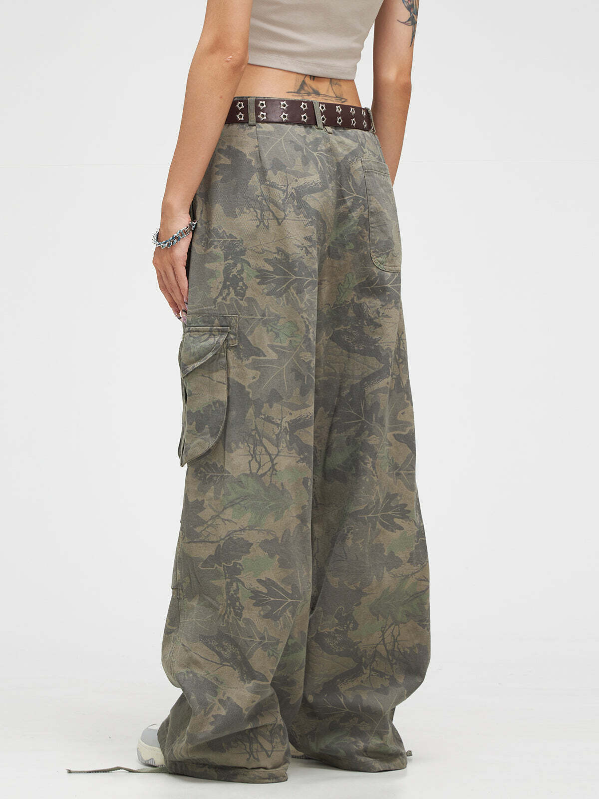 CTB Multi Color Fern Pants - Y2K Summer Grunge 90s Retro Fashion, Y2K Club & Party Outfits