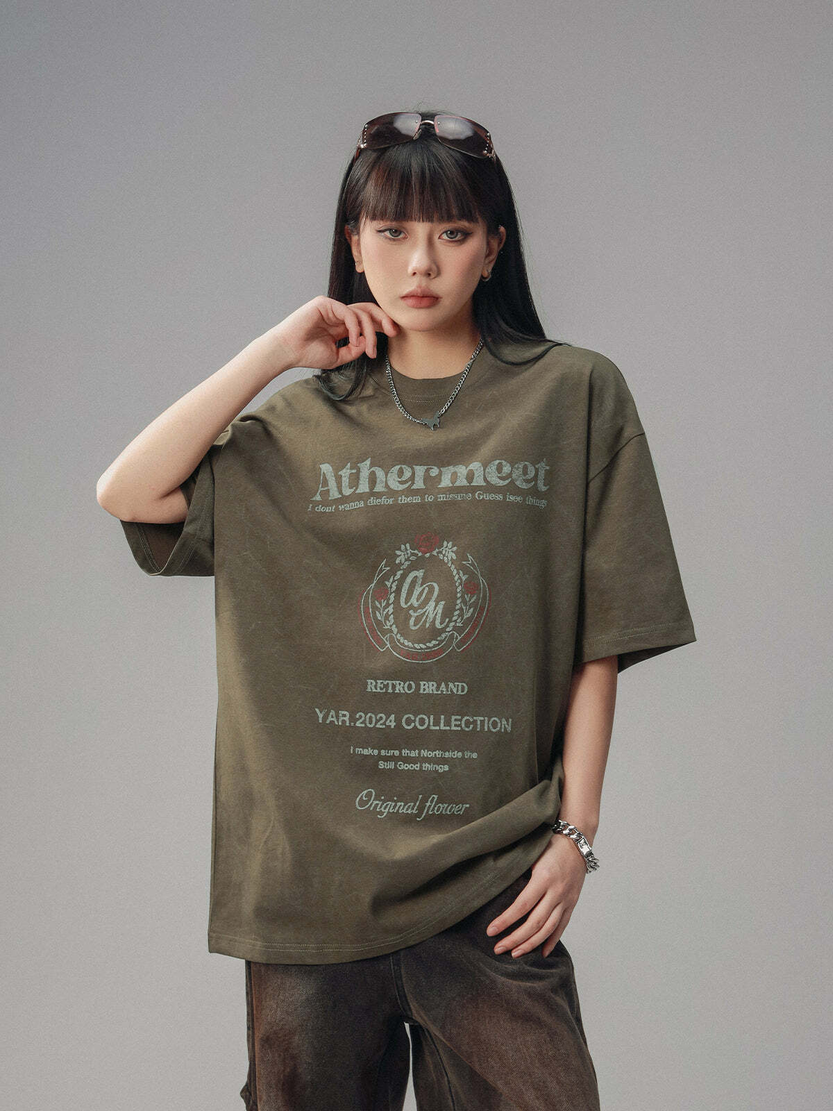CTB Vintage Faded Collegiate Tee - Y2K Summer, 90s Grunge, Retro Hip Hop, Pastel Goth Outfits