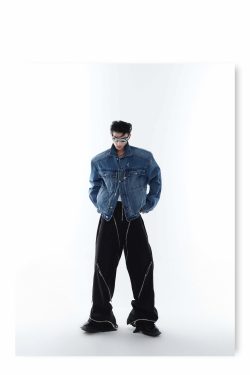 CulturE Denim Jacket - Y2K Summer Grunge, 90s Retro, Pastel Goth, Y2K Club & Party Outfits
