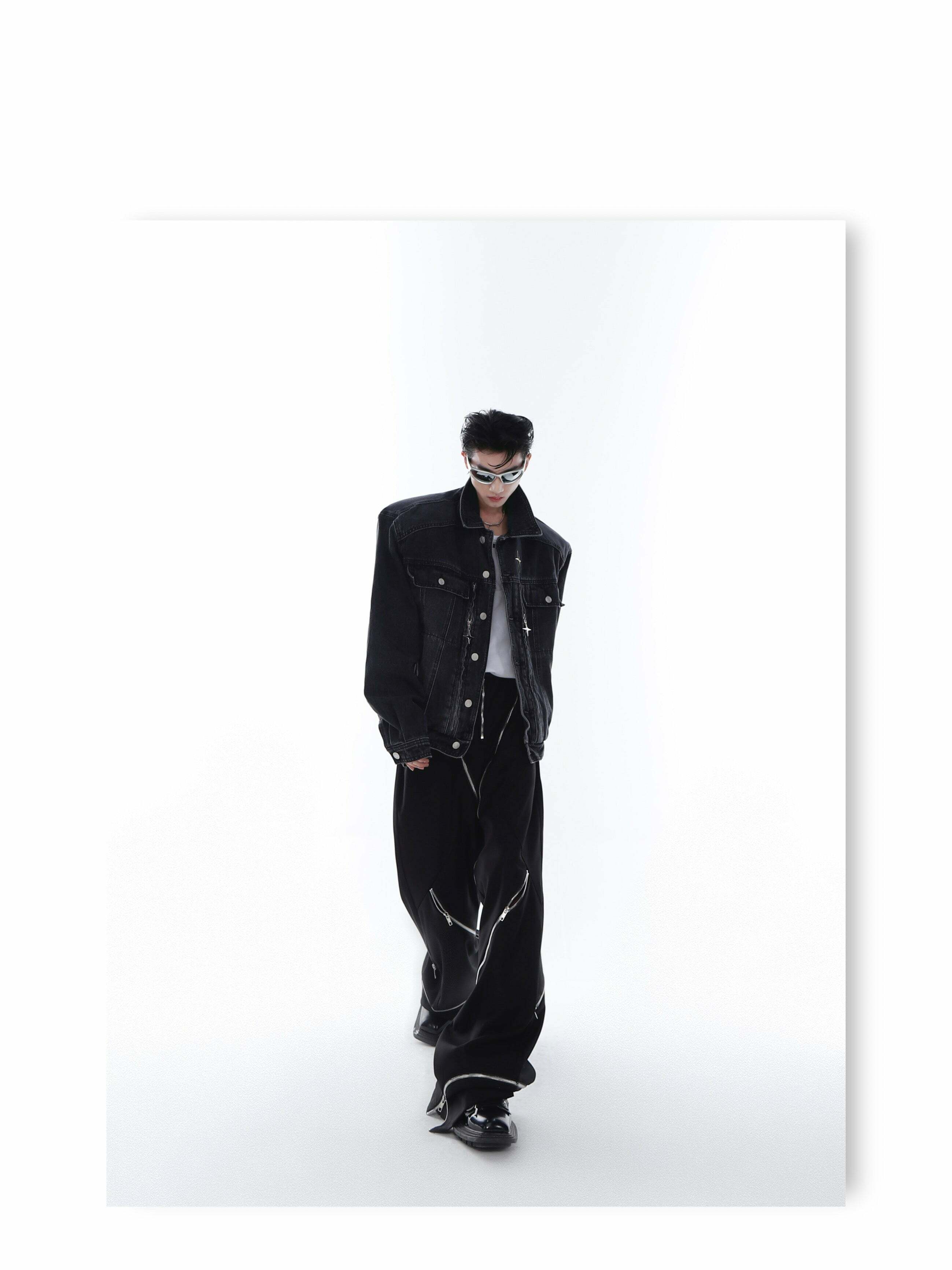 CulturE Denim Jacket - Y2K Summer Grunge, 90s Retro, Pastel Goth, Y2K Club & Party Outfits