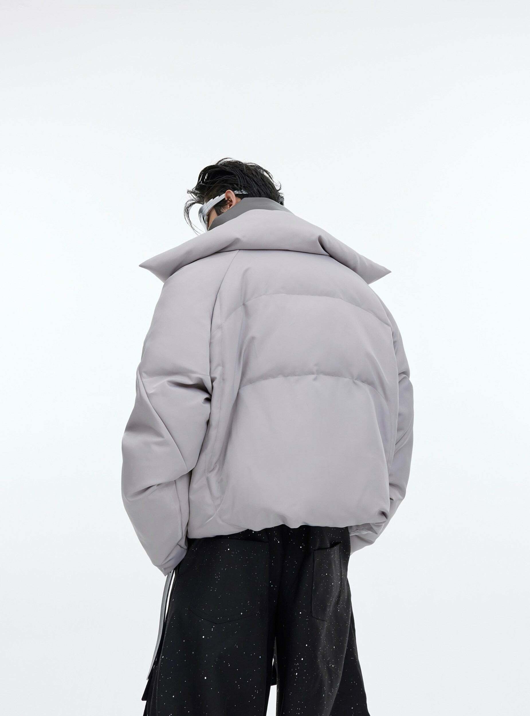 CulturE Double Layered Puffer Jacket - Y2K Grunge, 90s Retro, Summer & Party Outfits