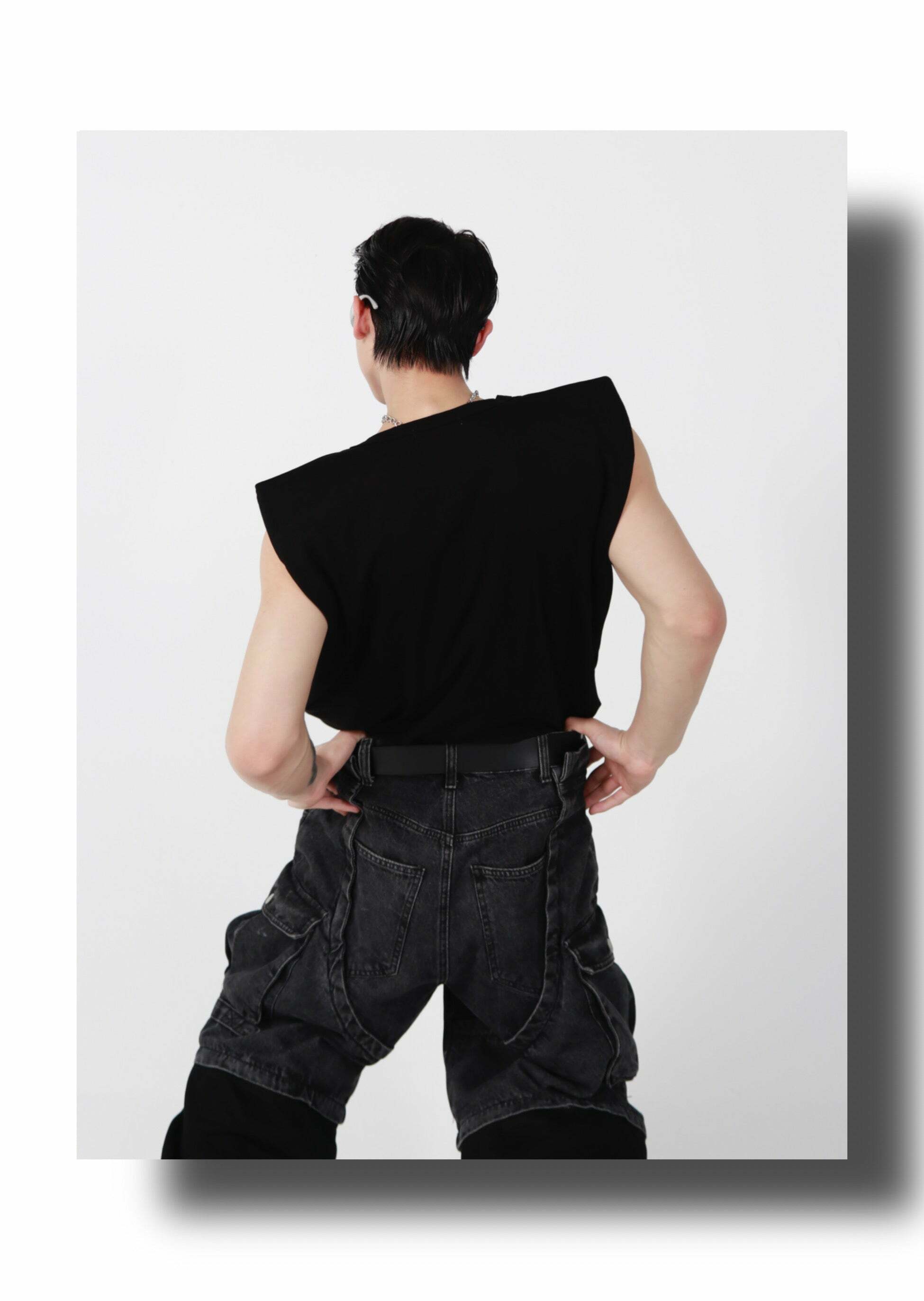CulturE Star Spike Tank Top - Y2K Summer Grunge, 90s Retro, Pastel Goth, Y2K Party & Club