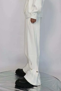 CulturE Studded Trousers - Y2K Summer Grunge, 90s Retro, Gothic Y2K, Y2K Party