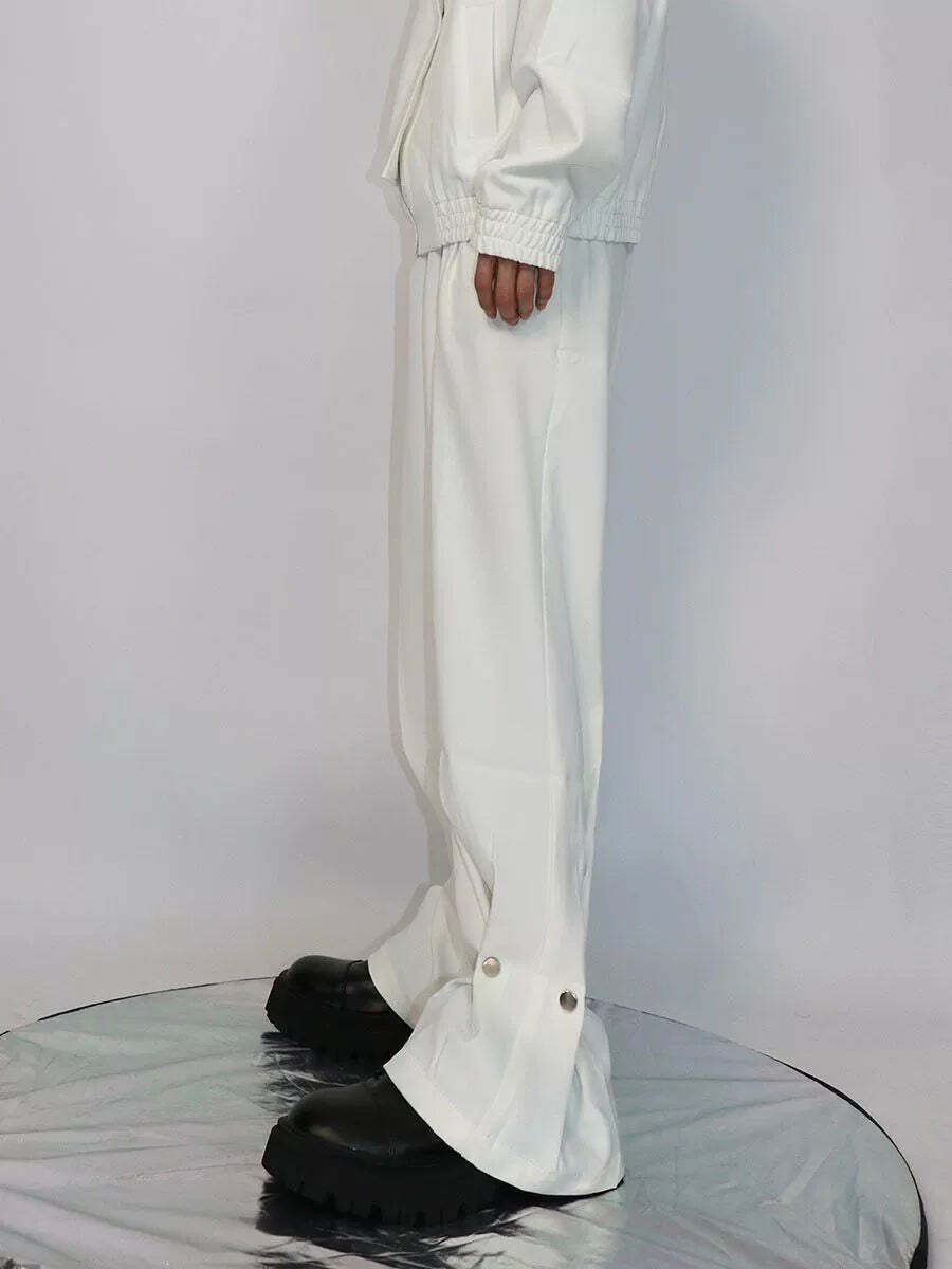 CulturE Studded Trousers - Y2K Summer Grunge, 90s Retro, Gothic Y2K, Y2K Party