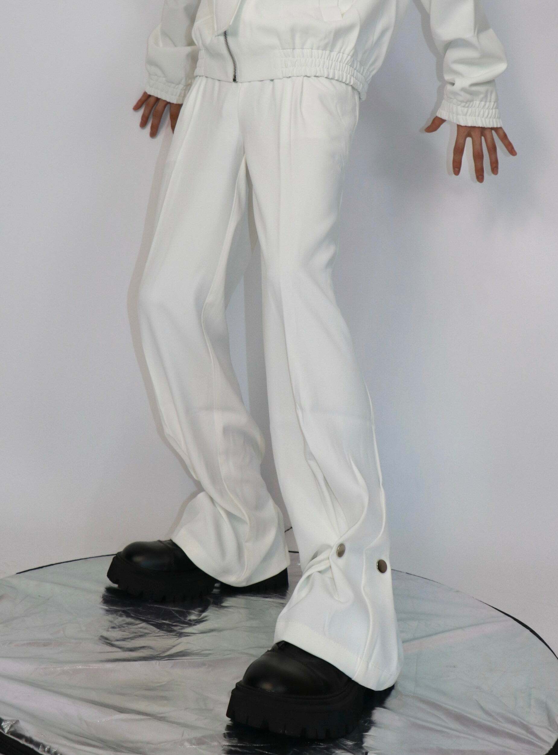 CulturE Studded Trousers - Y2K Summer Grunge, 90s Retro, Gothic Y2K, Y2K Party