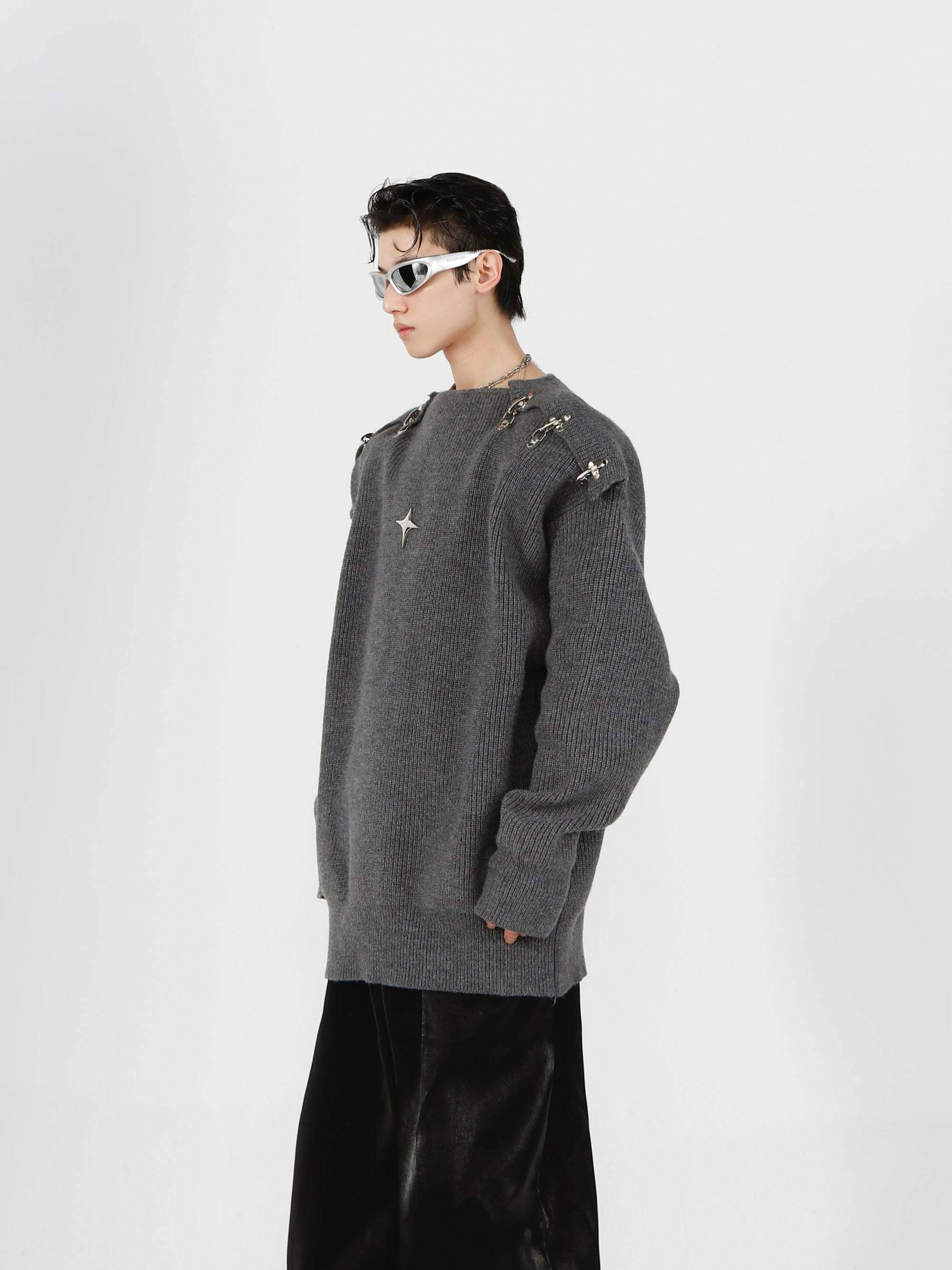 CulturE Y3K Sweater - Y2K Summer, 90s Grunge, Retro Style, Y2K Club & Party Out