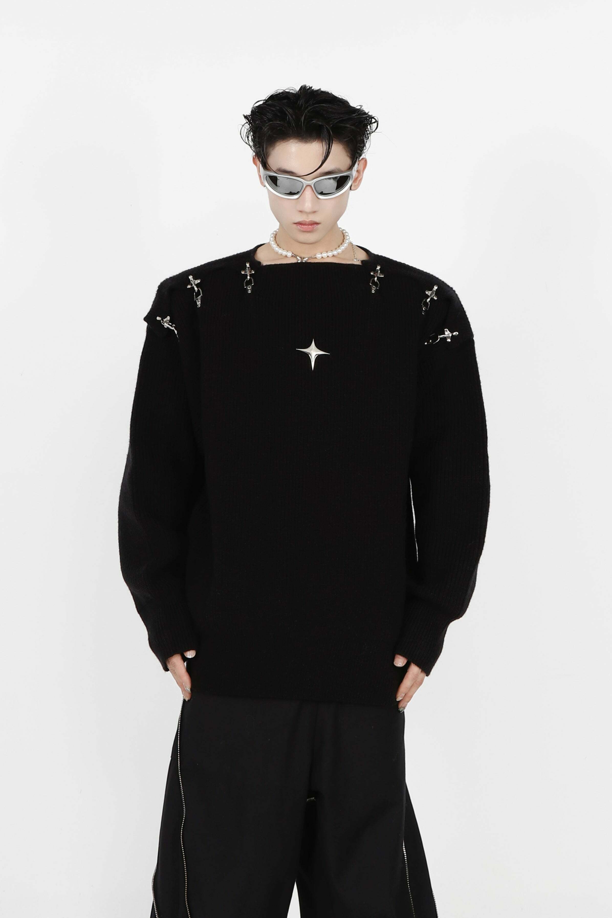 CulturE Y3K Sweater - Y2K Summer, 90s Grunge, Retro Style, Y2K Club & Party Out