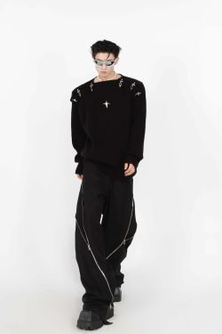 CulturE Y3K Sweater - Y2K Summer, 90s Grunge, Retro Style, Y2K Club & Party Out
