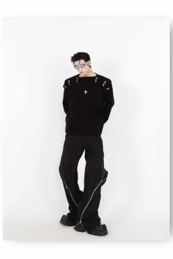 CulturE Y3K Sweater - Y2K Summer, 90s Grunge, Retro Style, Y2K Club & Party Out