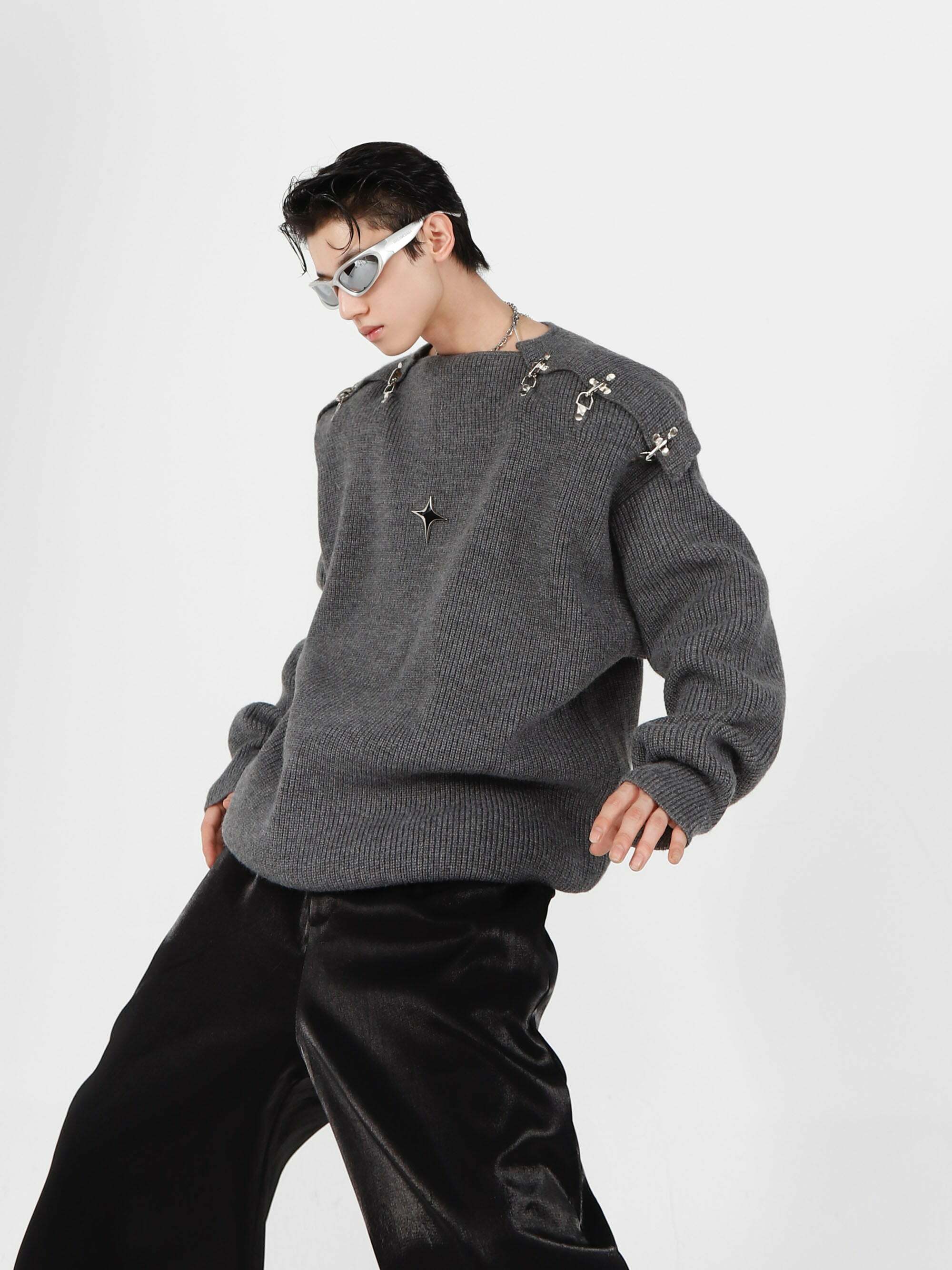 CulturE Y3K Sweater - Y2K Summer, 90s Grunge, Retro Style, Y2K Club & Party Out