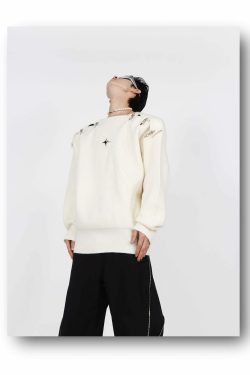CulturE Y3K Sweater - Y2K Summer & 90s Grunge Fashion, Retro Y2K Club & Party Outfits