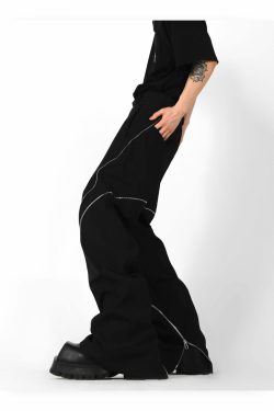 CulturE Zipper Pants - Y2K Summer Grunge & 90s Retro Fashion, Perfect for Y2K Party & Club Outfits