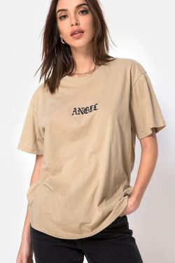 Cupid Angel Shirt - Y2K Summer Grunge Outfit, 90s Fashion, Retro Style, Baby Tees, Y2K Popstar Look
