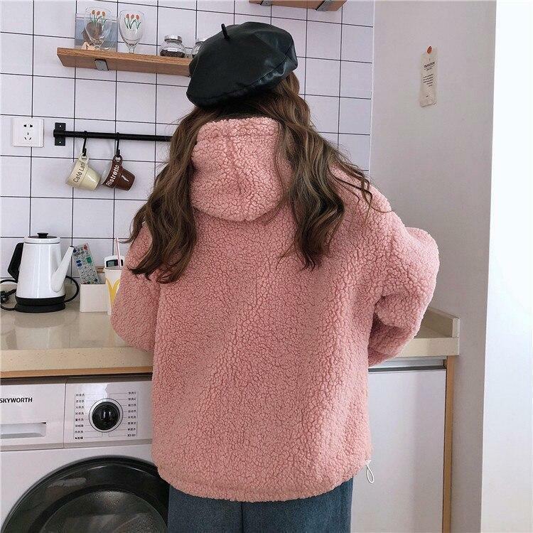 Cute Bear Hoodie - Y2K Summer, 90s Grunge, Retro Style, Pastel Goth, Y2K Club & Party Outfits