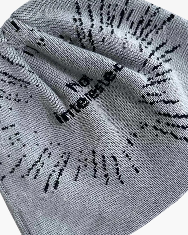 Cyber Y2K Beanie - Retro 90s Grunge, Pastel Goth, and Summer Y2K Fashion for Women