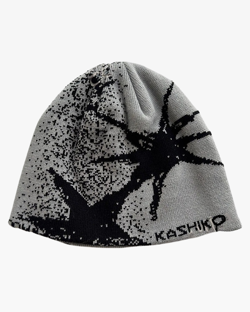 Cyber Y2K Beanie - Retro 90s Grunge, Pastel Goth, and Summer Y2K Fashion for Women