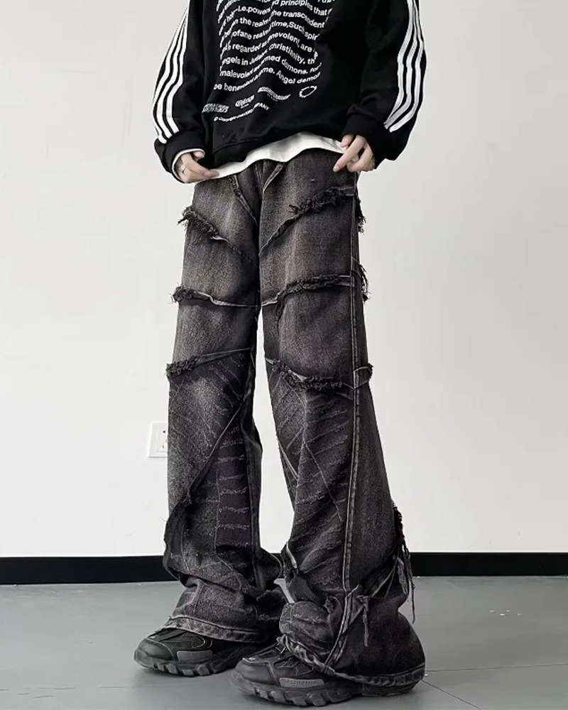 Cyber Y2K Jeans - Retro 90s Grunge, Summer Outfits, Popstar Vibes, and Pastel Goth Style