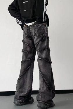 Cyber Y2K Jeans - Retro 90s Grunge, Summer Outfits, Popstar Vibes, and Pastel Goth Style